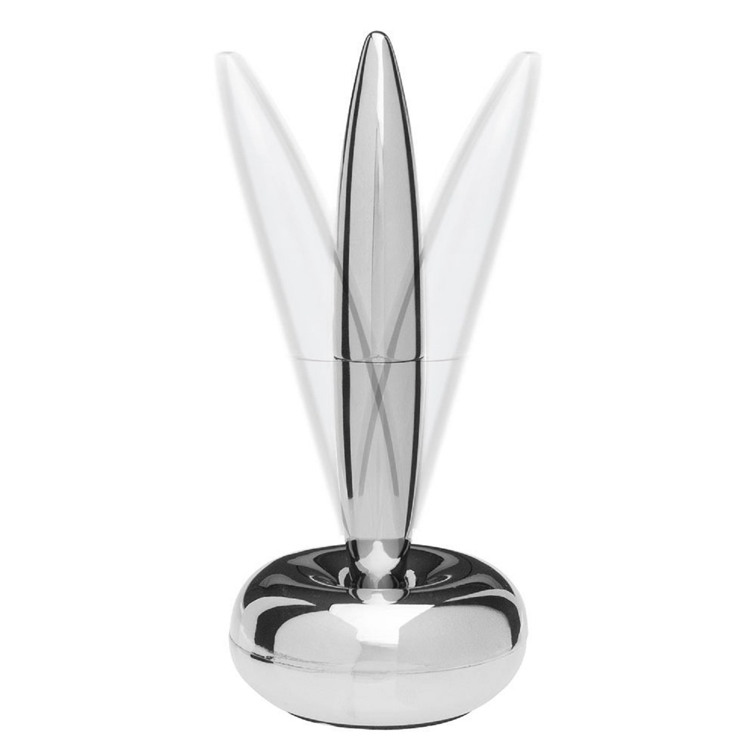 Floating Magnetic Pen with Chrome Ballpoint - Magnetic Base Writing Pen & Office Paperweight - Perfect for Desk Decor, Gifts, and Unique Office Supplies