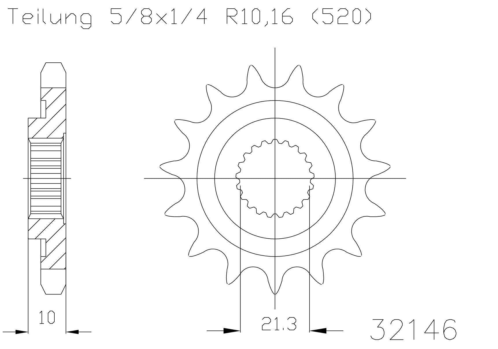 High-Quality Sprocket Front Moto Master for RMZ450 & RMX450 (13T/14T/20T) - Made in Holland | Dirt Bike & Off-Road Motorcycle Replacement Part | Perfect for Trail Riding & Motocross Racing