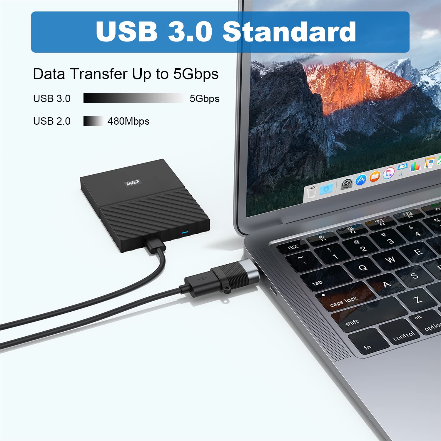6-Pack AreMe USB C Adapter Set - Micro USB to Type C, USB 3.0 to USB C Converter - Compatible with Smartphones, Tablets & Laptops for Charging & Data Transfer