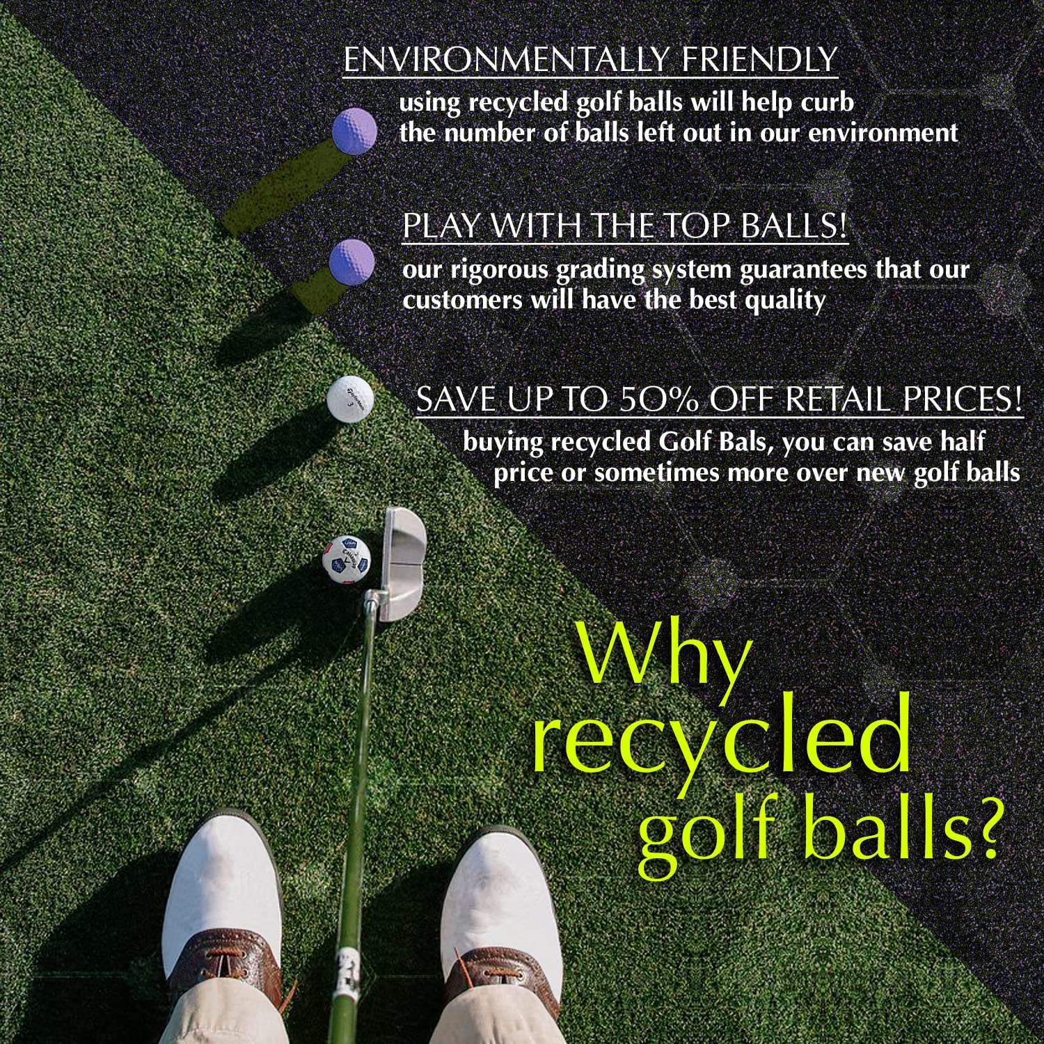 Titleist Pro V1 Used Golf Balls - Bulk 3A Quality (24-100 Count) | Refurbished Golf Balls in Good Condition | Perfect for Practice & Golf Gifts for Men | Ideal for Driving Range, Course Play & Tournament Training