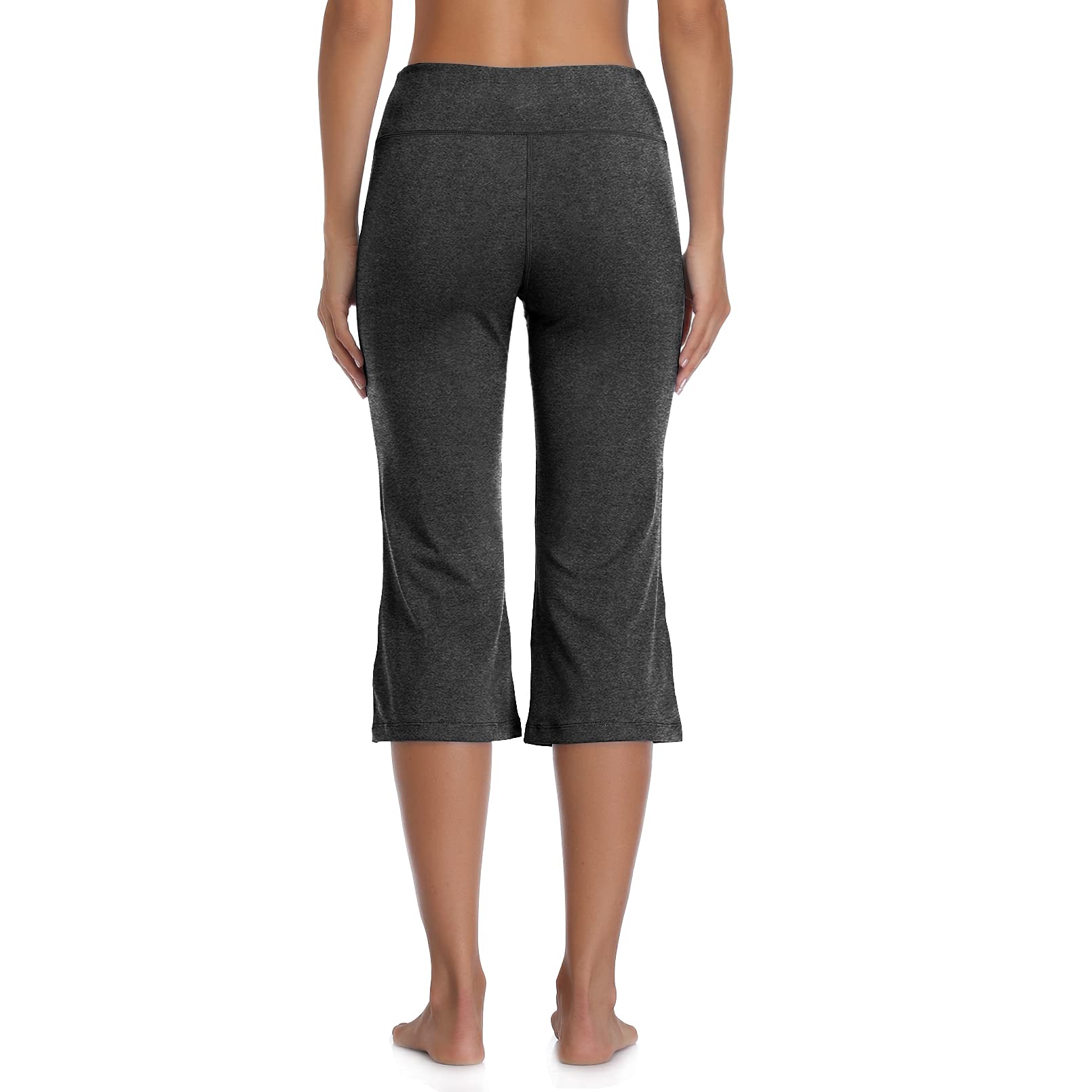DAYOUNG Women's Bootcut Yoga Pants - High Waist Tummy Control Workout Leggings with 4-Way Stretch for Gym, Running & Everyday Wear