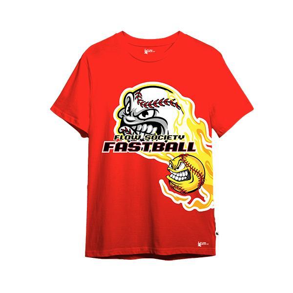 Youth Angry Fastball Baseball T-Shirt - Cool Graphic Tee for Baseball Players & Fans - Perfect for Games, Practice & Casual Wear