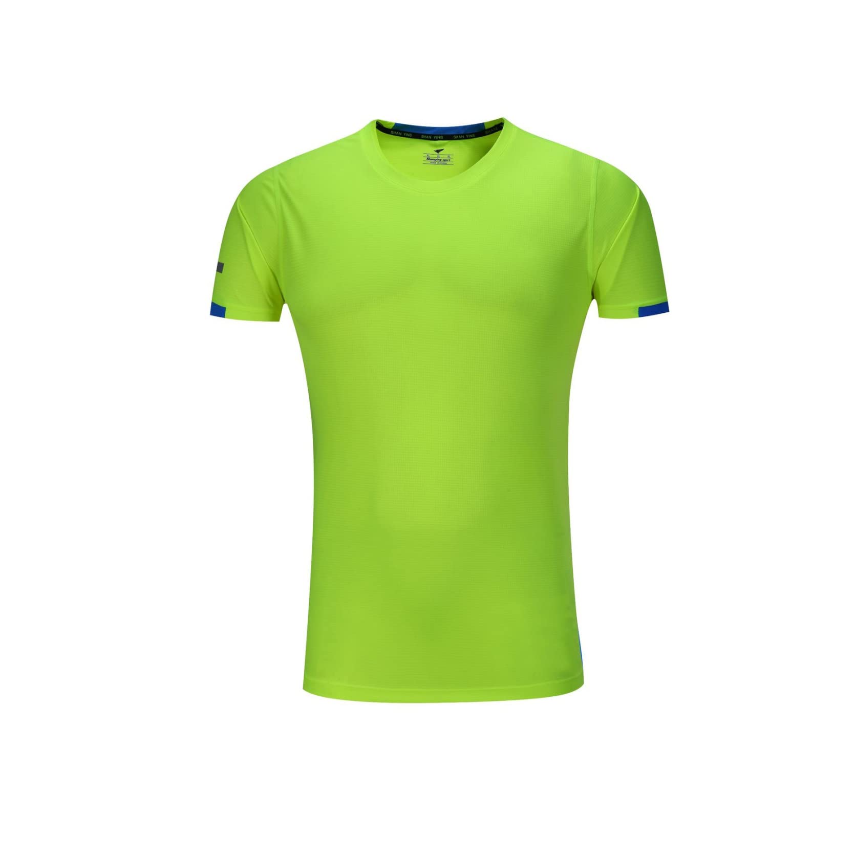 Men's Dry Fit Athletic T-Shirt - Moisture Wicking Crew Neck Short Sleeve Workout Shirt for Running, Gym & Outdoor Sports | Lightweight Breathable Mesh Training Tee