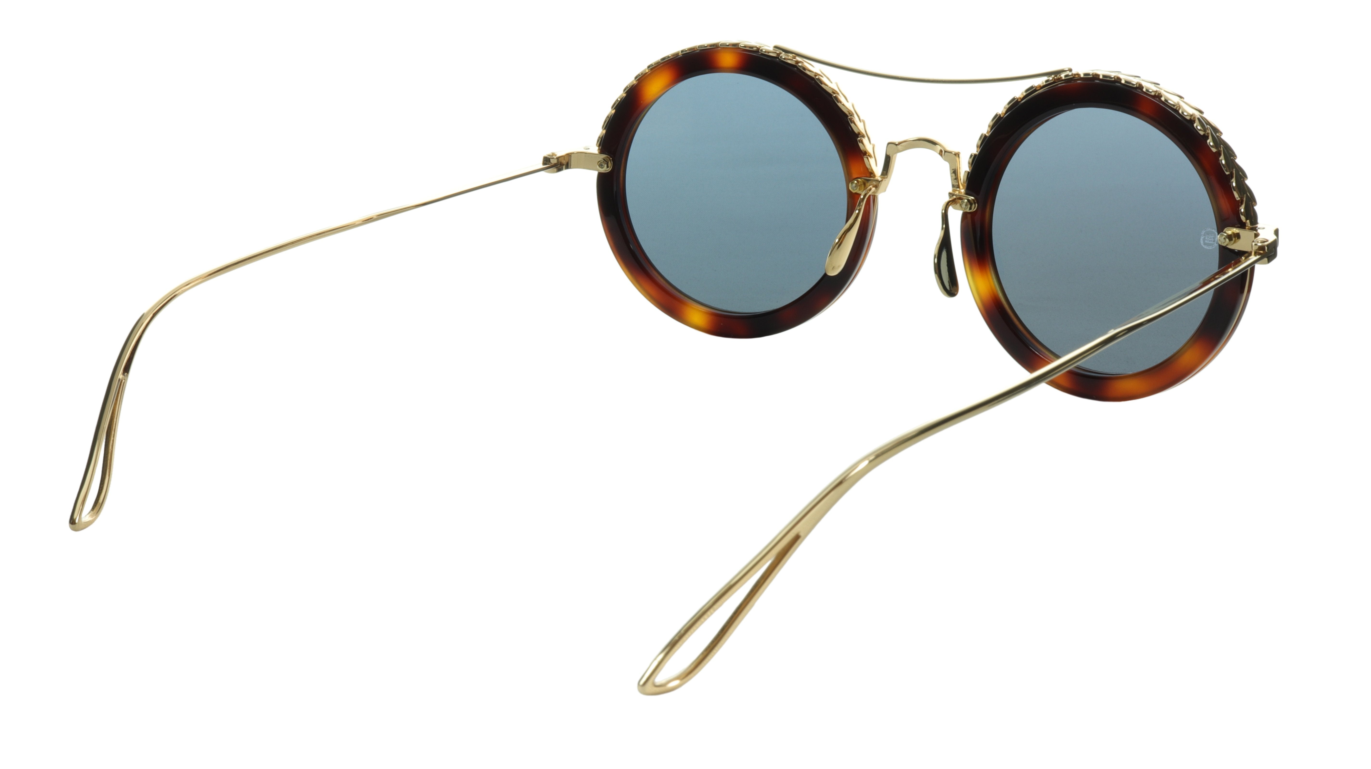 Ellie Saab ES 001/S 06JO3 Designer Sunglasses - Italian Made Acetate & Metal Frame (48-27-145) - Luxury UV Protection for Women | Perfect for Beach, Driving & Fashion Outfits