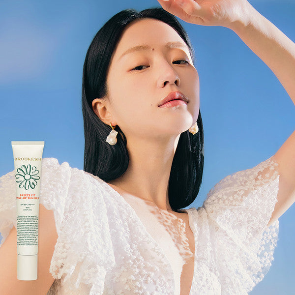 BROOKESIA Breeze Fit Tone Up Sun Base SPF 50+ PA++++ 45ml - Lightweight Sunscreen for Daily Protection & Even Skin Tone | Perfect for Outdoor Activities & Makeup Base