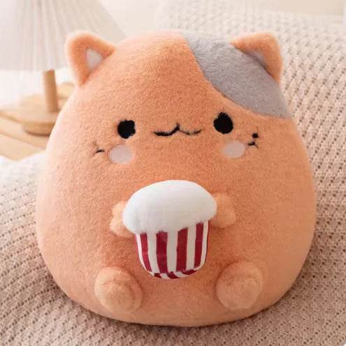 Adorable Kawaii Cow Plushie - Soft Stuffed Animal Toy for Kids & Adults | Perfect for Cuddling, Room Decor, and Gift Giving