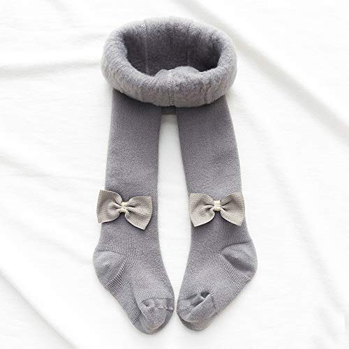 FASHIXD Fleece-Lined Winter Baby Toddler Girls Tights - Warm Cable Knit Cotton Leggings & Stockings for Cold Weather (Plus Size Available) - Perfect for Playdates, Daycare & Winter Outfits