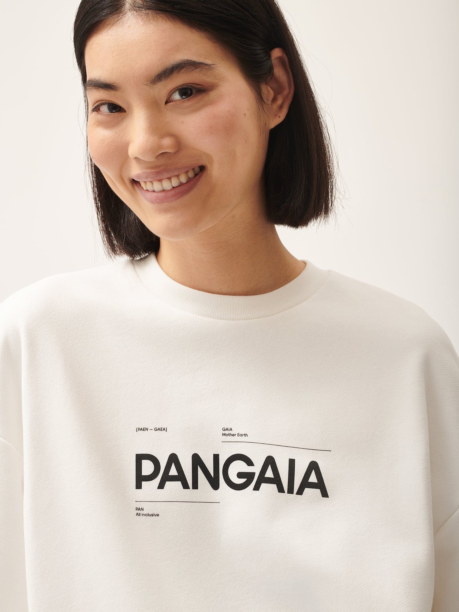 Women's 365 Midweight Definition Sweatshirt - Off White | Soft Casual Pullover for Everyday Wear | Perfect for Work, Lounge & Weekend Outfits