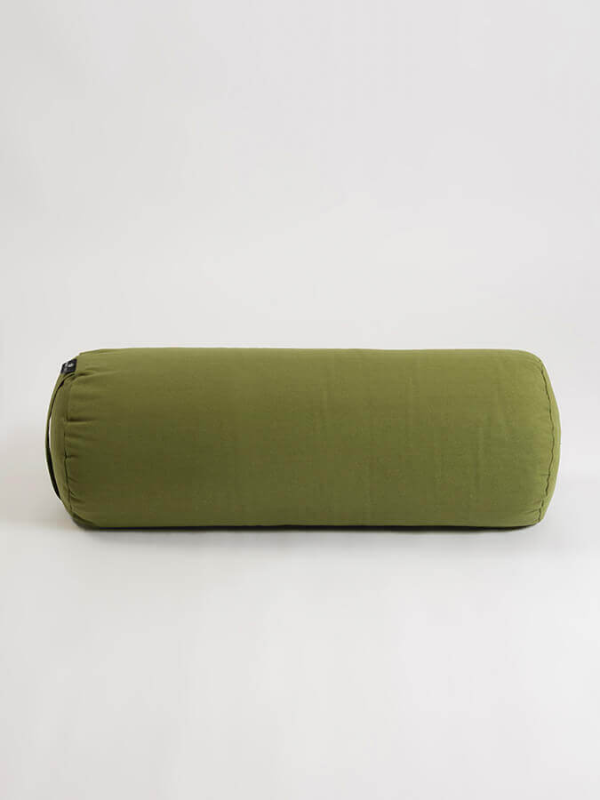 Organic Cotton Buckwheat Meditation Bolster Cushion for Yoga & Zen Relaxation - Perfect for Yoga Studios, Home Meditation & Stress Relief
