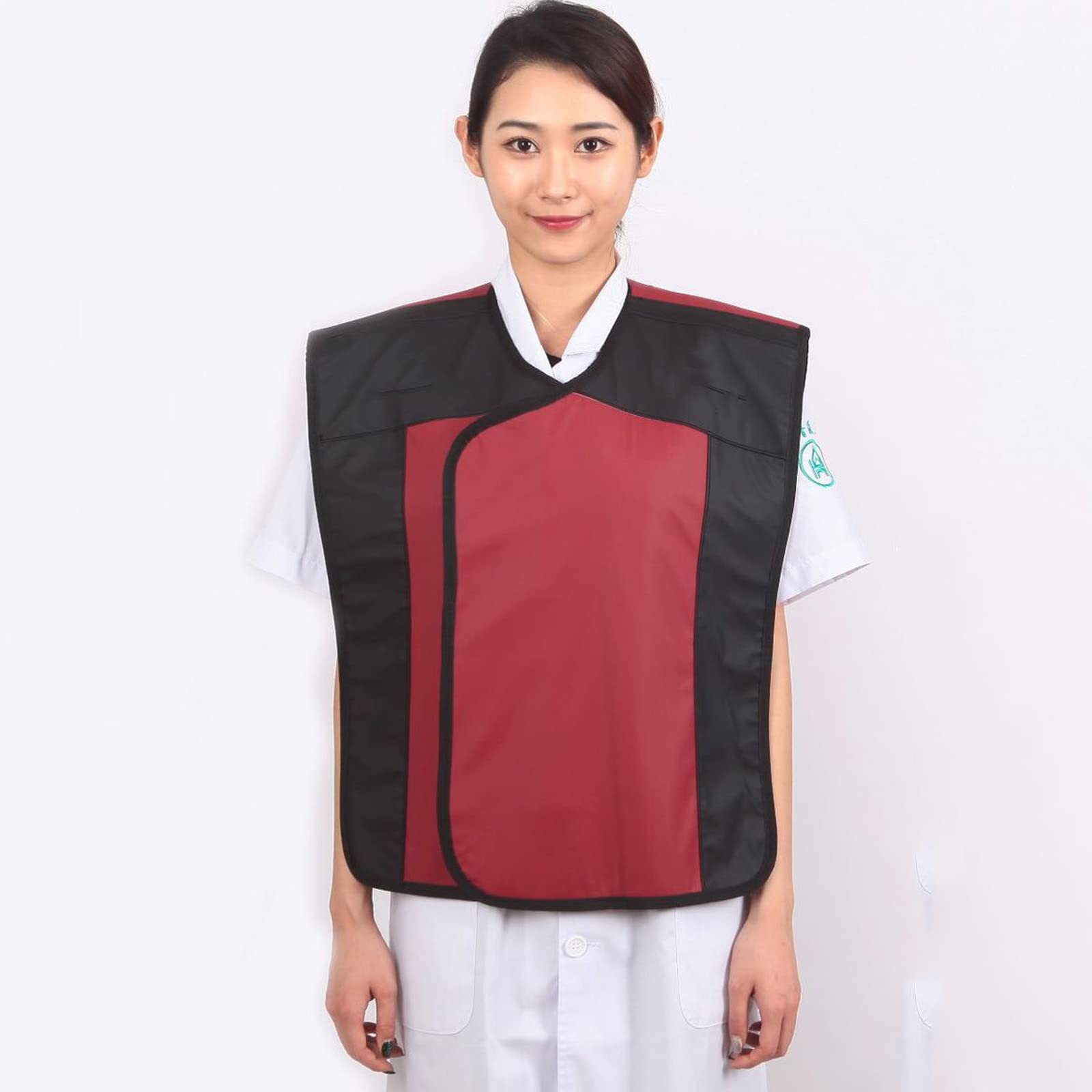LHMYHHH X-ray Protective Lead Vest with Gel Coat - Radiation Shielding for Radiology, Medical, Dental Clinics & Labs (Red/Blue) - Ideal for Interventional Rooms, Surgery & Diagnostic Imaging