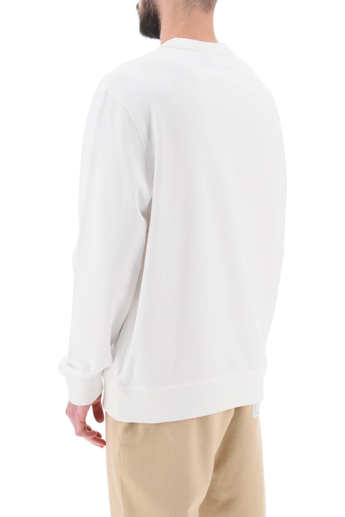 Burberry 'Rayner' Crew Neck Sweatshirt with Equestrian Knight Logo - Classic Luxury Cotton Pullover for Men & Women - Perfect for Casual Outings & Streetwear Fashion