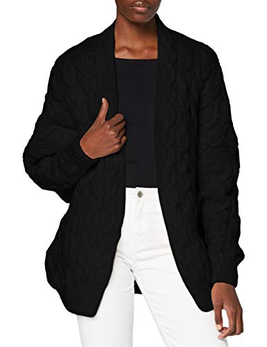 Superdry Women's Grace Oversized Cable Knit Cardigan Sweater | Cozy Winter Pullover for Casual Outfits & Lounge Wear | Perfect for Office, Coffee Dates & Weekend Relaxation