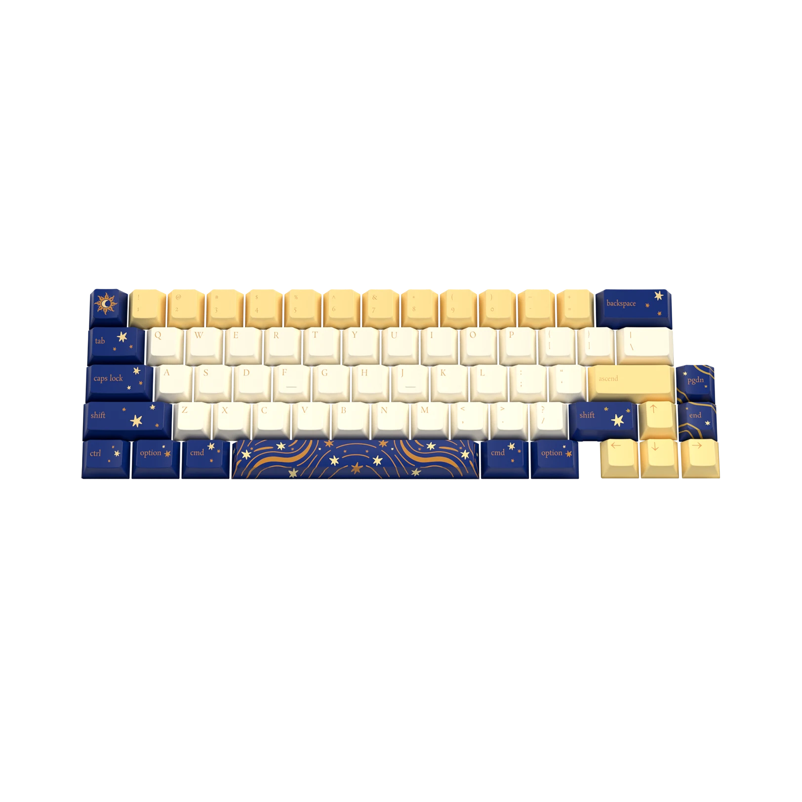 Limited Edition Zodiac Star Sign Keycaps - Custom Mechanical Keyboard Keycaps for Gaming & Typing - Perfect for PC, Mac & Laptop Enthusiasts