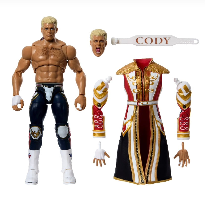 WWE Ultimate Edition Cody Rhodes Action Figure - Collectible Wrestling Toy for Fans & Display, Perfect for Gifts, Play, and Home Decor