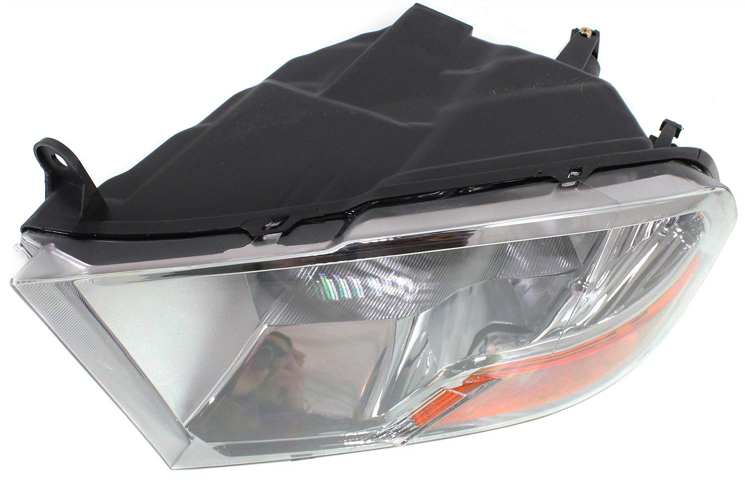Evan Fischer Driver Side Headlight Assembly for Ram 1500 2011-2012 & 2500 | Halogen Replacement with Bulbs | Fits Non-Quad Light Models | Replaces #55277409AG, 55277409AF | Perfect for Night Driving & Off-Road Adventures