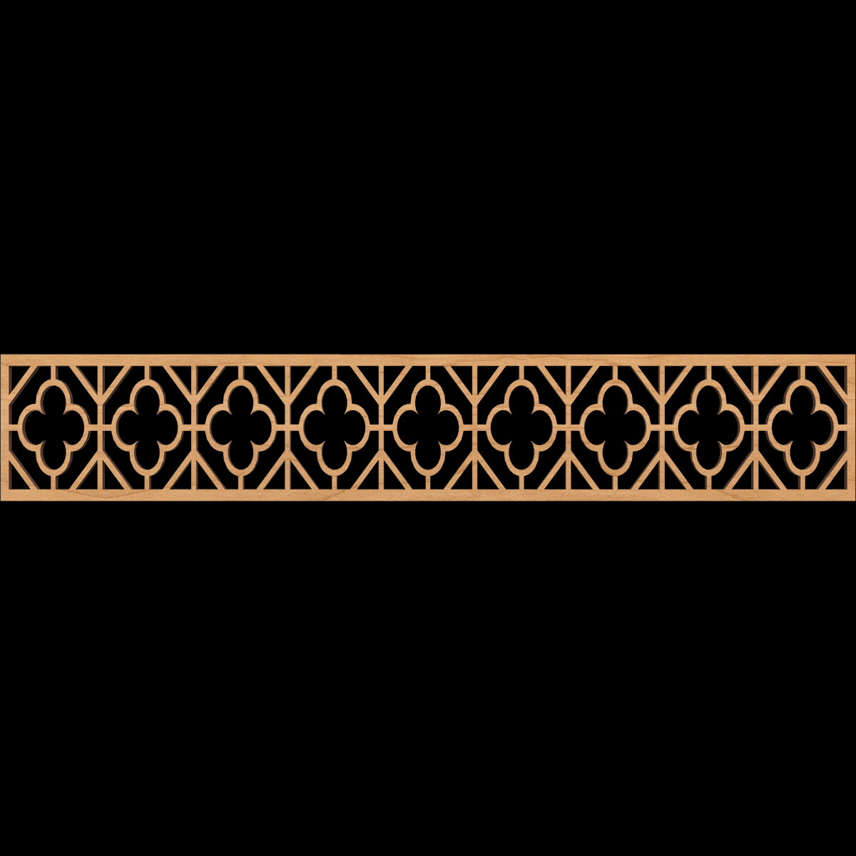 Hazelton Fretwork Moulding - Decorative Wood Trim for Home & Furniture | Perfect for DIY Projects, Wall Accents, and Cabinet Design