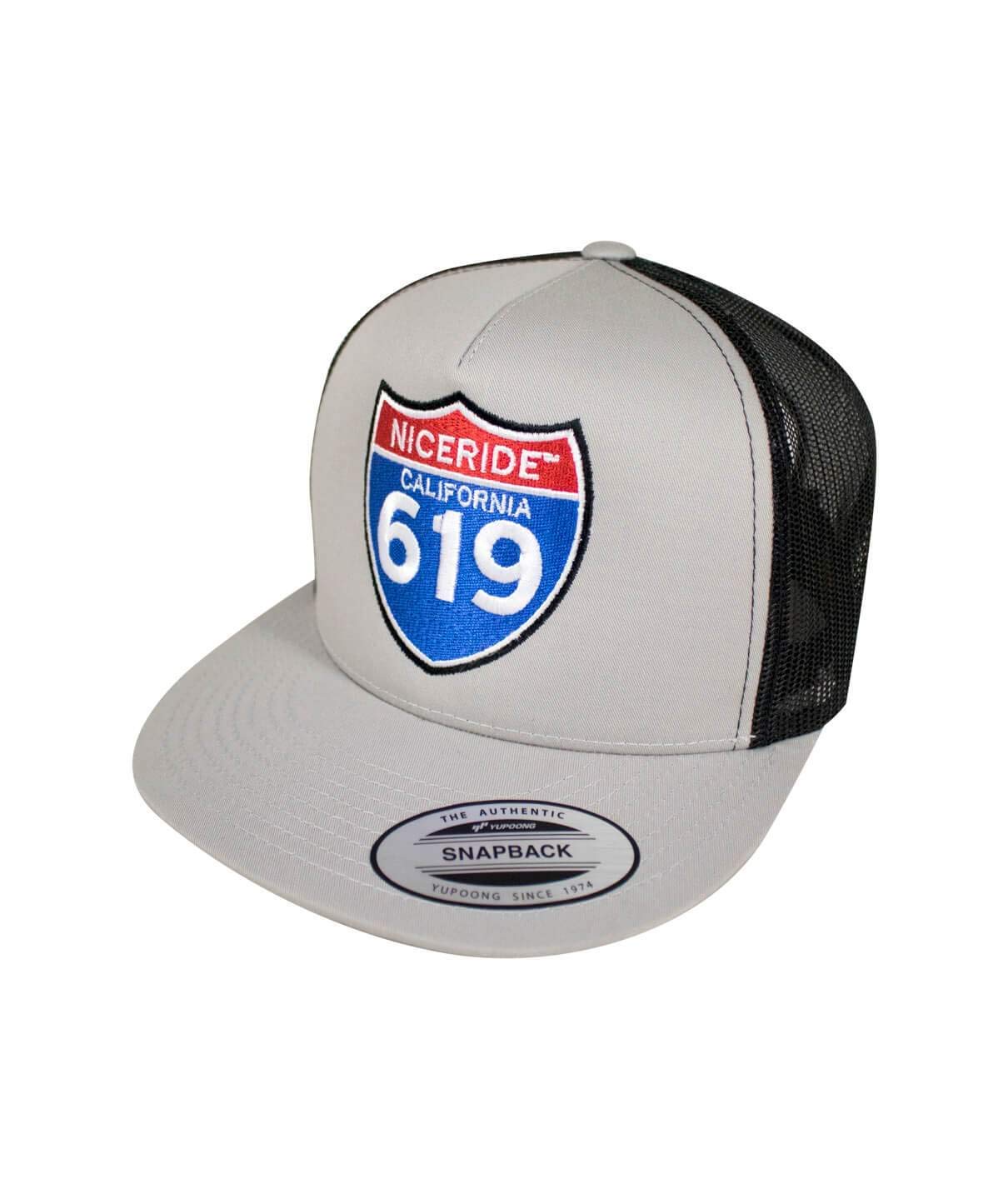 Interstate 619 Trucker Classic Snapback Baseball Cap - Adjustable Mesh Back Hat for Men & Women - Perfect for Truck Driving, Outdoor Work & Casual Wear