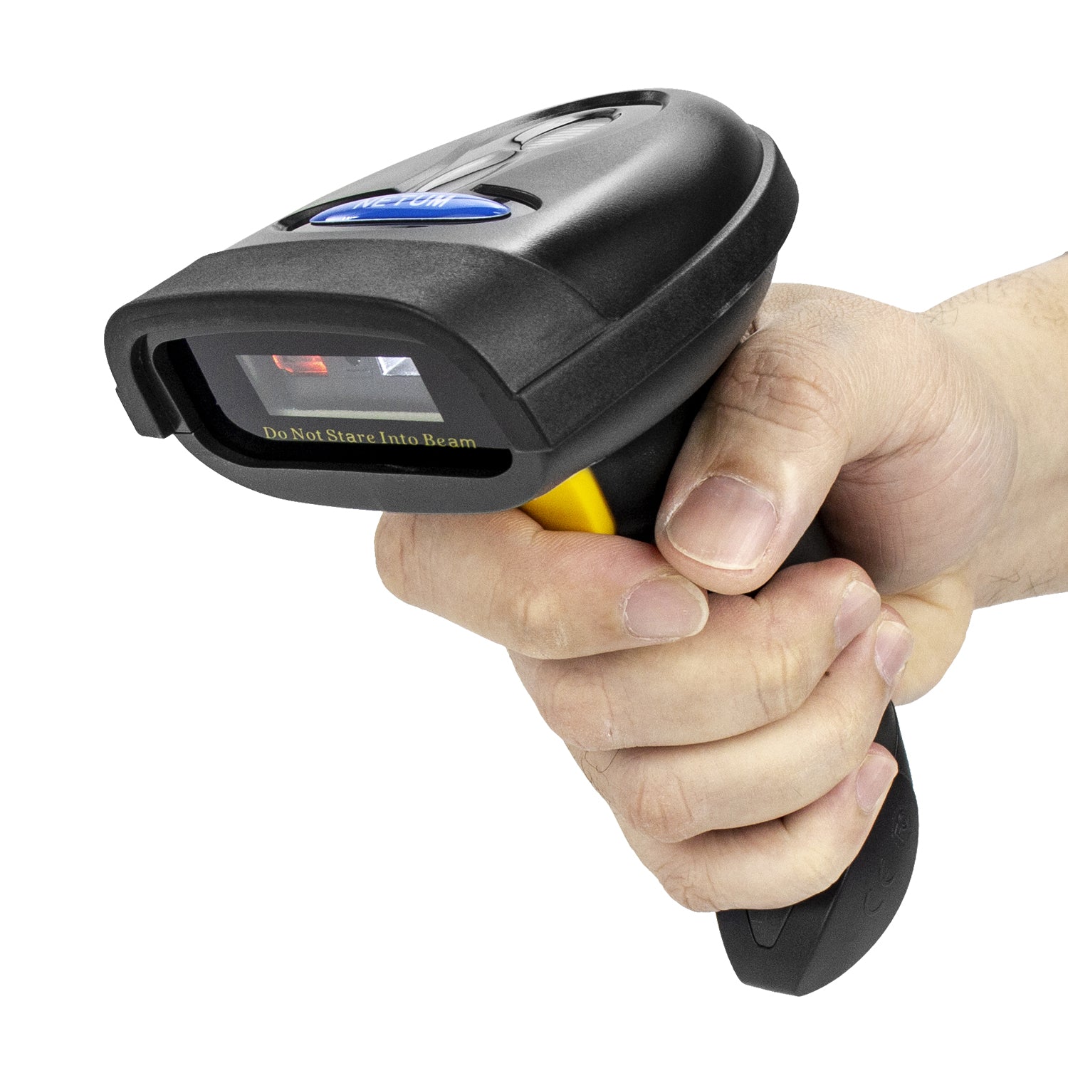 NT 1228BL 2D Bluetooth Barcode Scanner - Wireless Handheld Scanner for Retail, Warehouse & Inventory Management - Fast & Accurate QR Code Scanning for Smartphones, Tablets & POS Systems