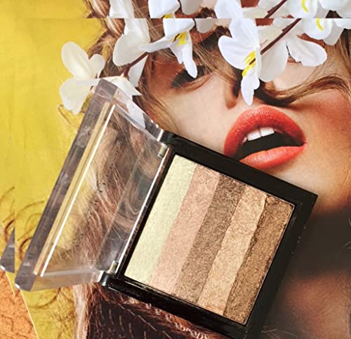 Wiffy Natural Shade Highlighter Powder - Pack of 1 | Vegan & Cruelty-Free Makeup for Glowing Skin | Perfect for Everyday Wear & Special Occasions