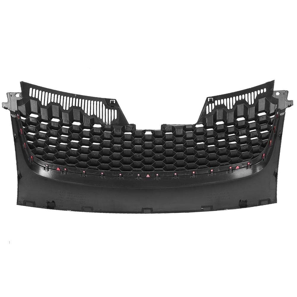 KIMISS Car Bumper Lower Grill Kit for Volkswagen Golf GTI MK5 & Jetta 5 (2006-2009) - 1PC Bumper Grill + 2PC Fog Light Grills + 1PC Lower Grill - Perfect for Car Upgrades & Replacement Parts