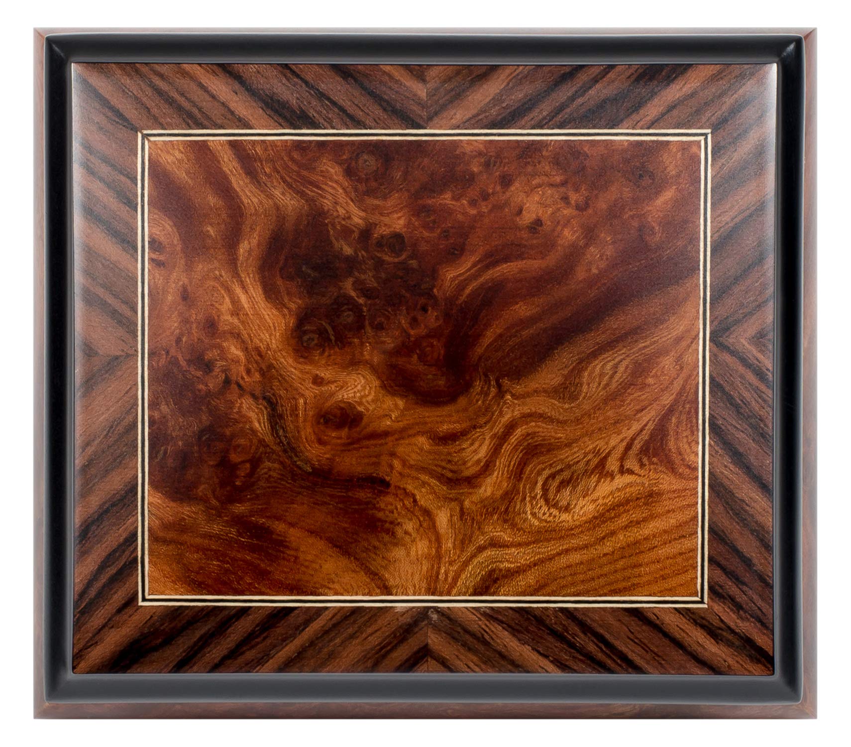Exquisite Matte Finish Italian Inlaid Music Box & Jewelry Box - Handcrafted in Sorrento, Italy with Customizable Tune Options | Perfect Gift for Weddings, Anniversaries & Home Décor