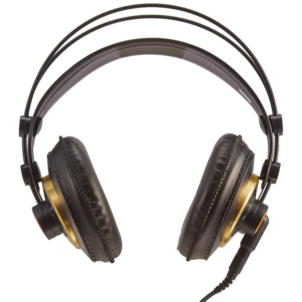 AKG K240 Semi-Open Studio Headphones - Professional Over-Ear Monitor Headphones for Recording, Mixing & Music Production - Perfect for Home Studios, Podcasting & Audio Editing