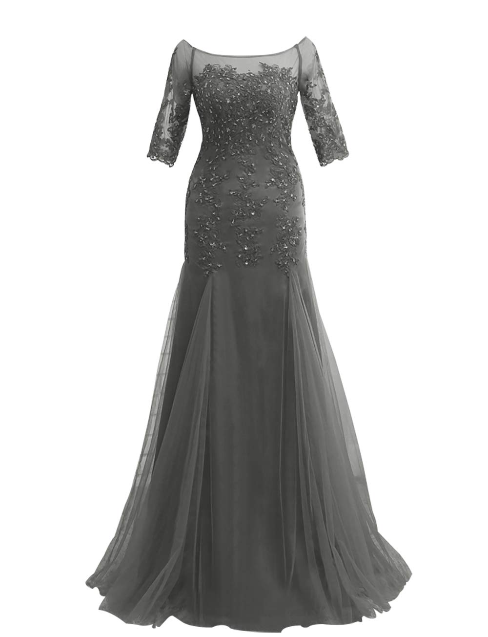 Elegant Long Sleeve Lace Mother of The Bride Dresses - Formal Evening Gowns for Wedding Guest, Special Occasions & Black Tie Events