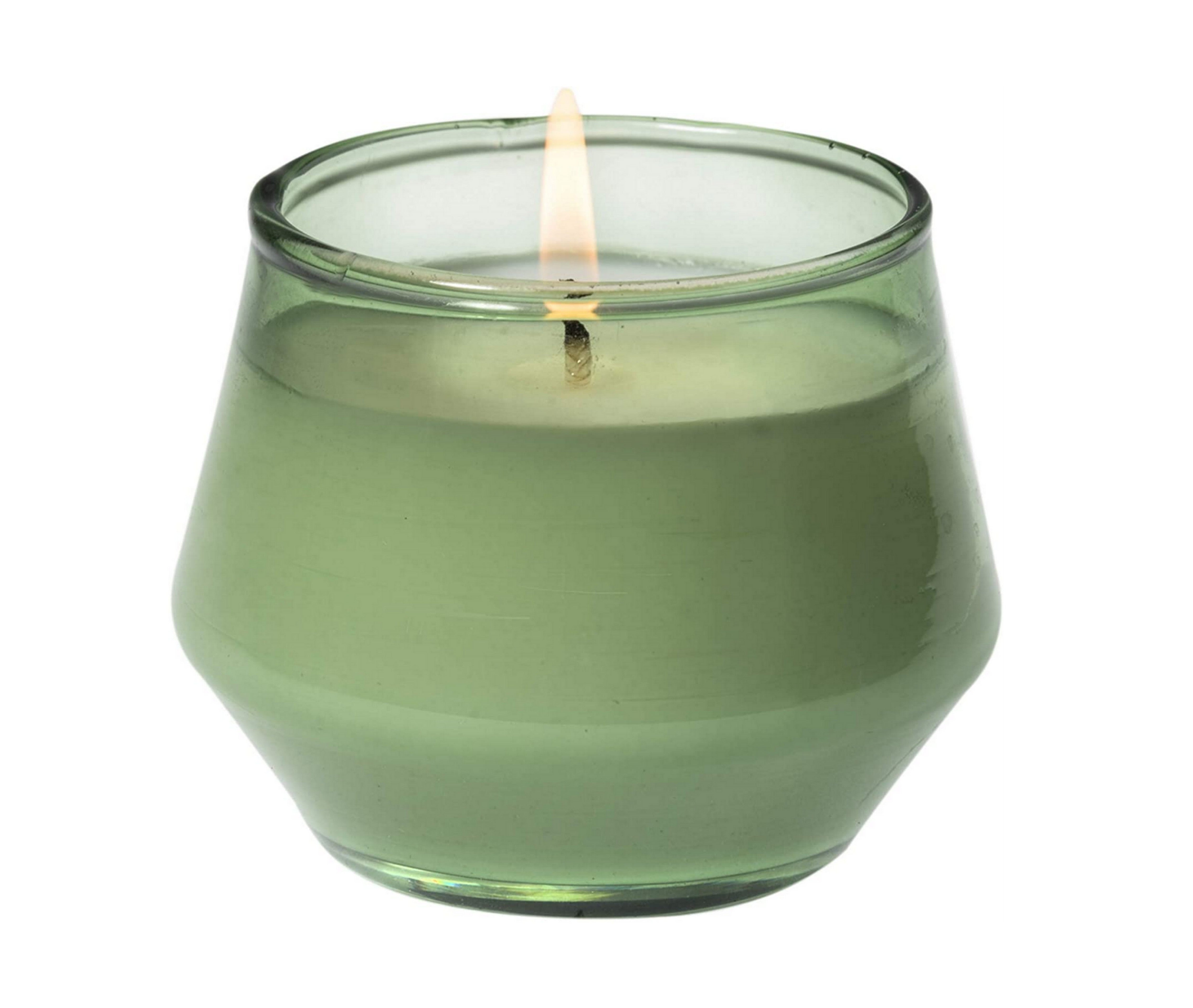 Urban Garden Glass Candle - Palo Santo & Cedar Scented Mini Candle (3oz) for Home, Office & Spa Relaxation | Aromatherapy & Stress Relief