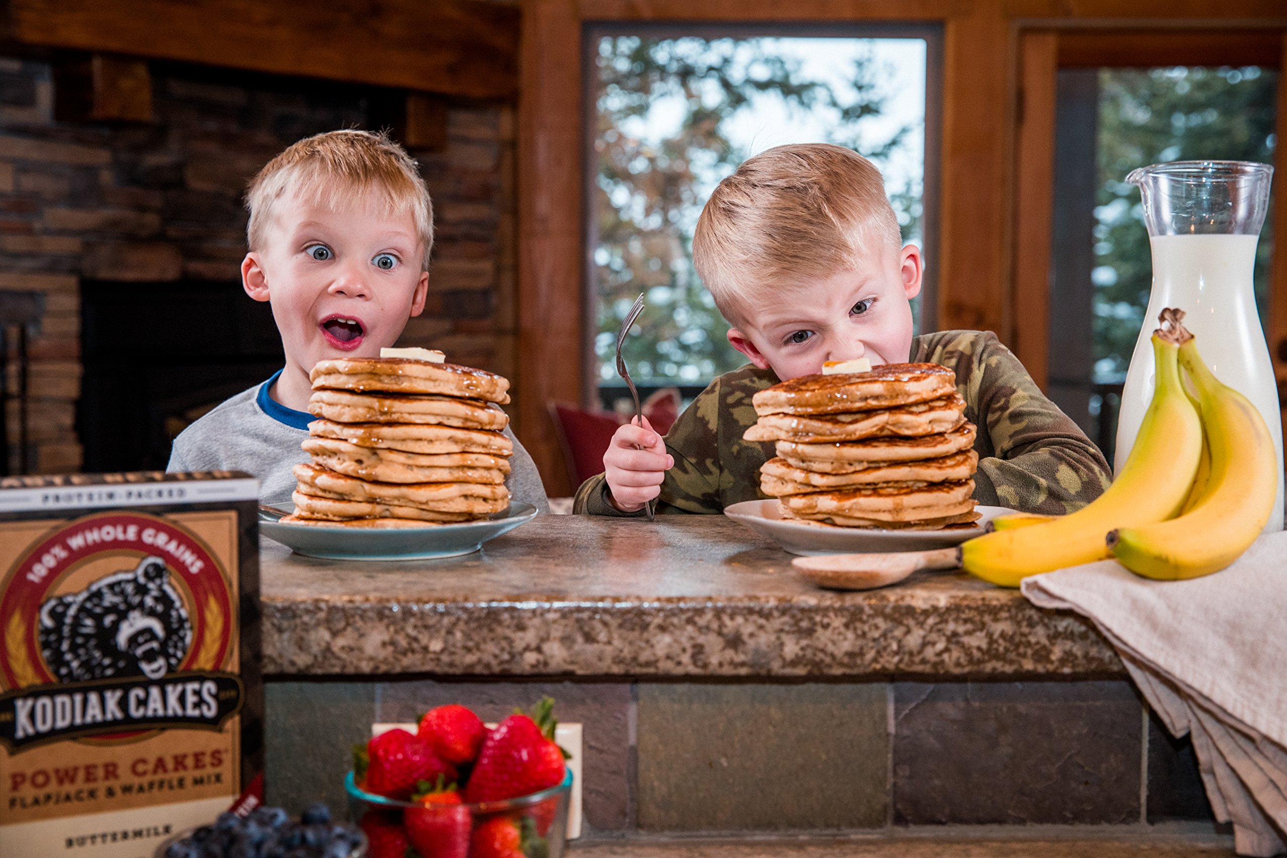 Kodiak Power Cakes Flapjack & Waffle Mix - 20oz | High Protein Pancake Mix for Breakfast, Camping & Fitness | Easy to Make, Healthy & Delicious