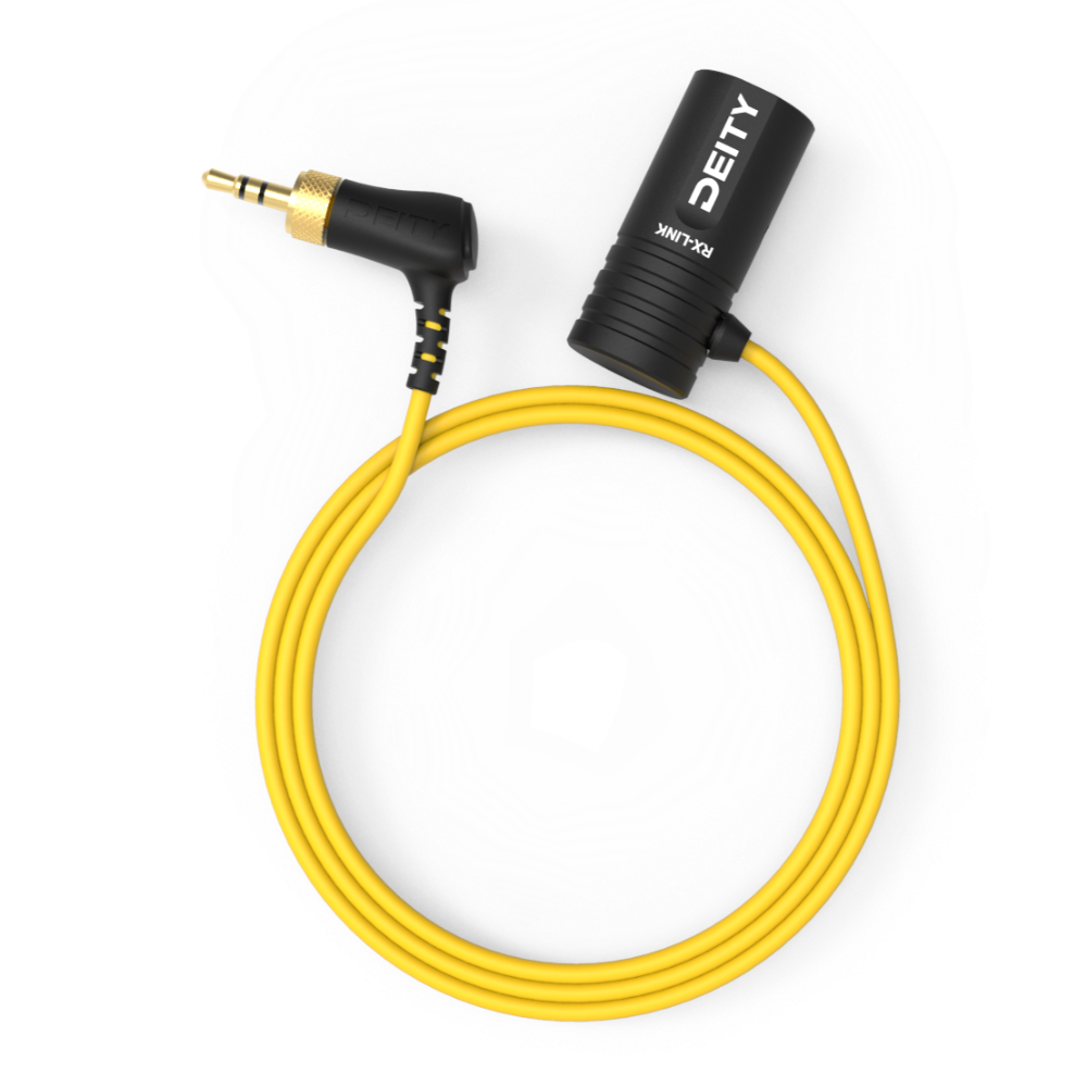 RX Link Locking 3.5mm to Right Angle XLR Adapter Cable - Professional Audio Connection for Microphones, Instruments & Studio Equipment