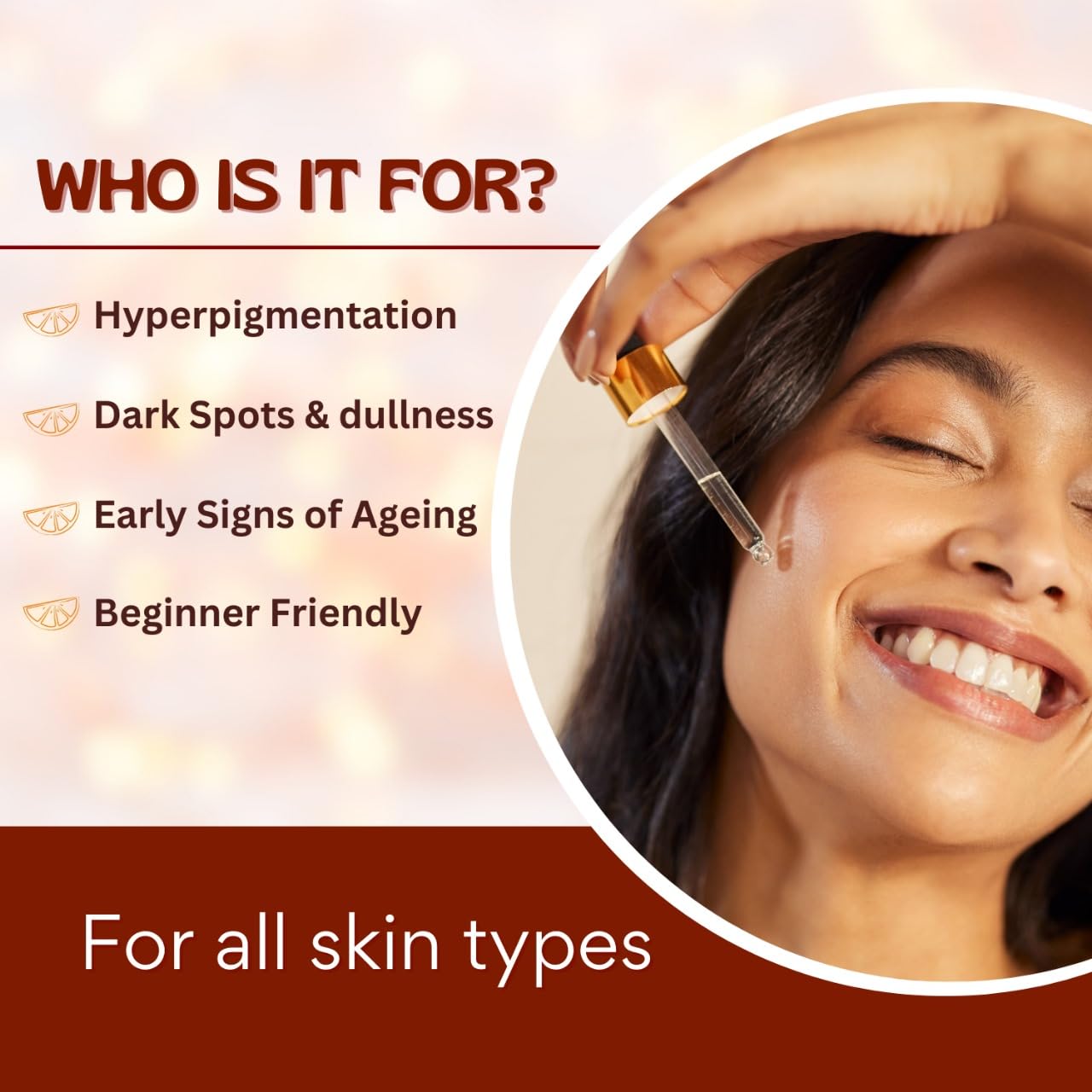 INTIMIFY Vitamin C Face Serum for Glowing Skin - Brightening & Anti-Aging Treatment | Reduces Dark Spots & Pigmentation | Hydrates Oily & Dry Skin | Men & Women | 30ml | Perfect for Morning Skincare Routine & Night Repair