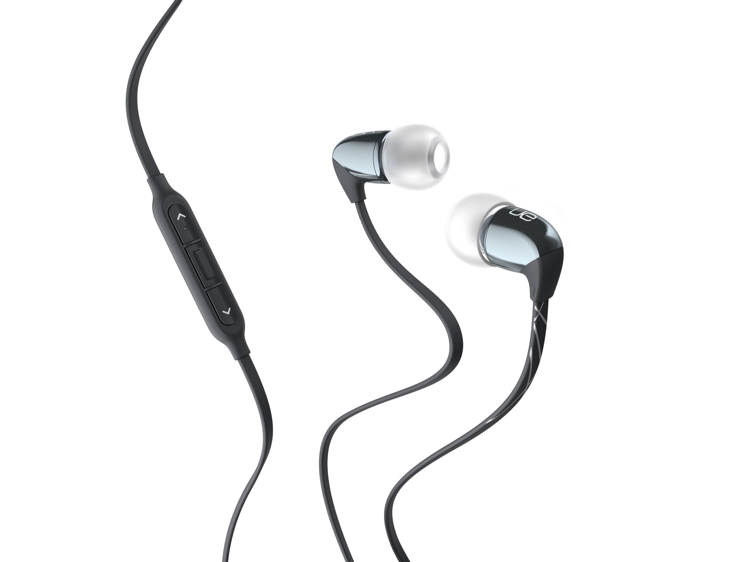 Logitech Ultimate Ears 500vi Noise-Isolating Headphones with Mic - Dark Silver Wired Headset for Gaming, Music & Calls | High-Quality Sound & Comfort Fit