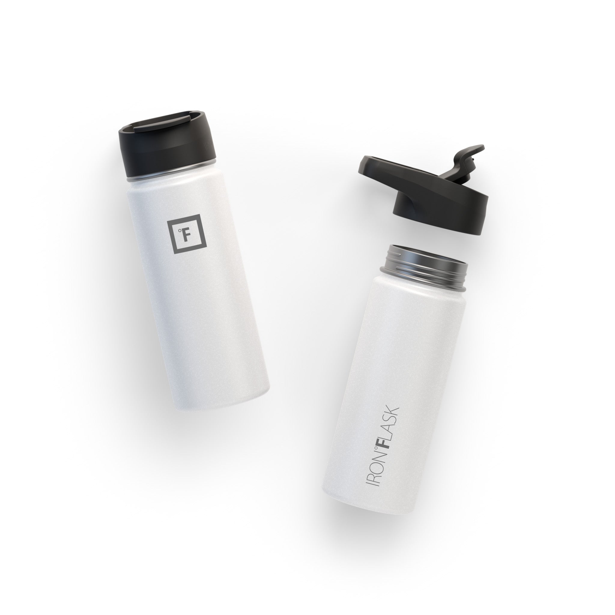 18 Oz Wide Mouth Water Bottle with Straw Lid - Leak Proof & BPA Free - Perfect for Gym, Hiking, Travel & Everyday Hydration