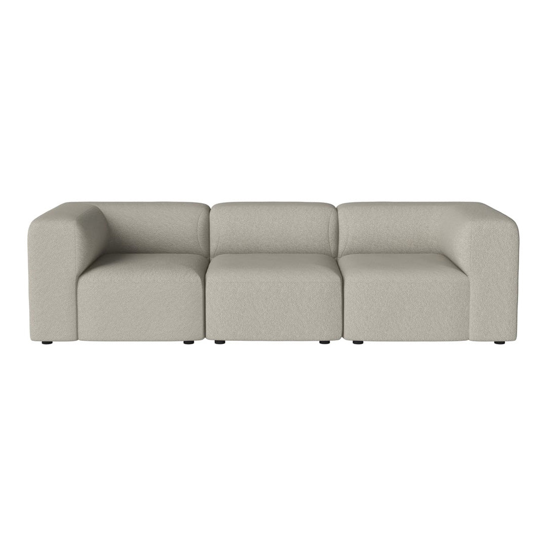 Modern Angle 3-Seater Sofa - Comfortable L-Shaped Sectional Couch for Living Room, Lounge & Small Spaces - Perfect for Apartments, Dorms and Cozy Home Decor