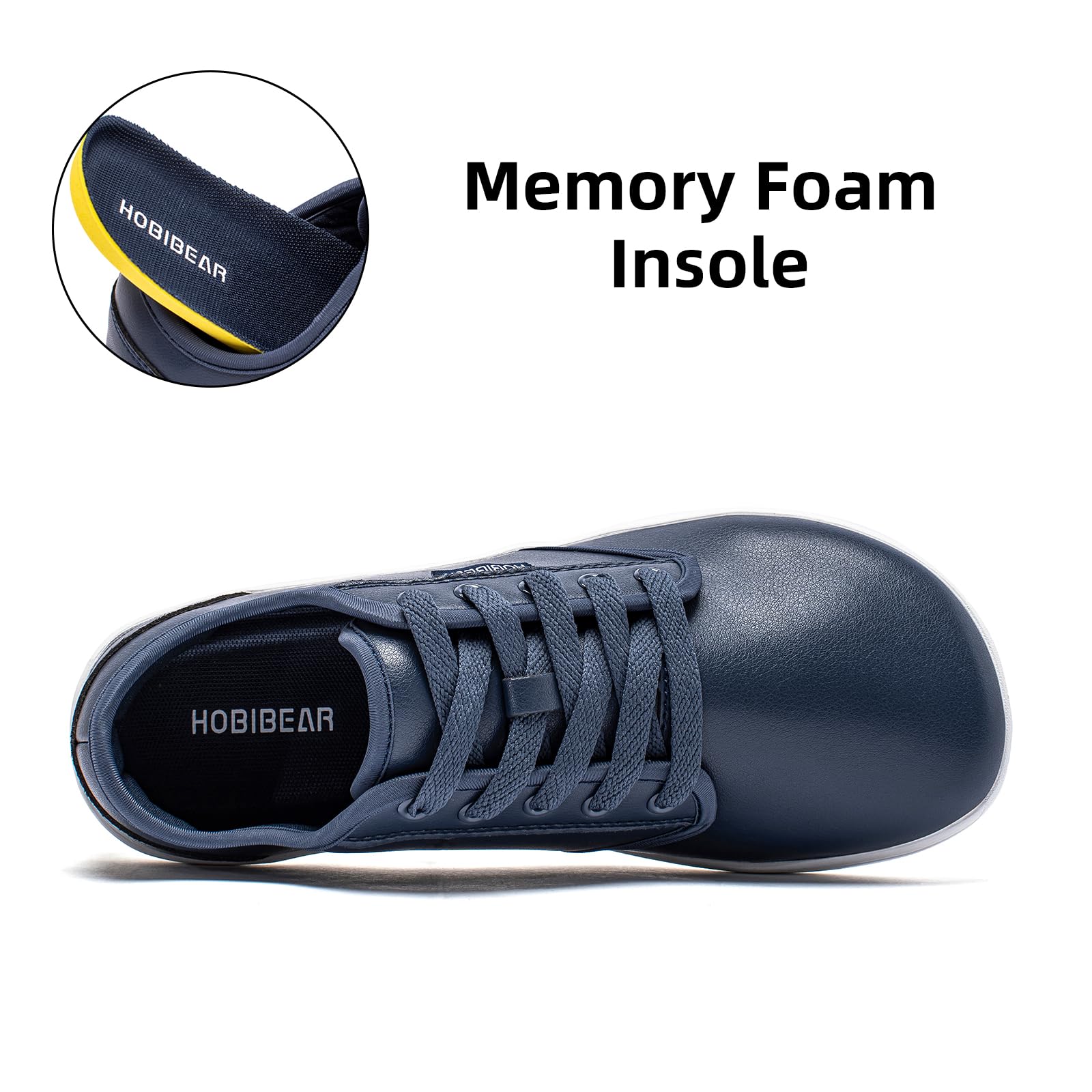 HOBIBEAR Unisex Barefoot Shoes for Men & Women - Wide Toe Box, Minimalist Zero Drop Sneakers for Running, Hiking & Everyday Comfort