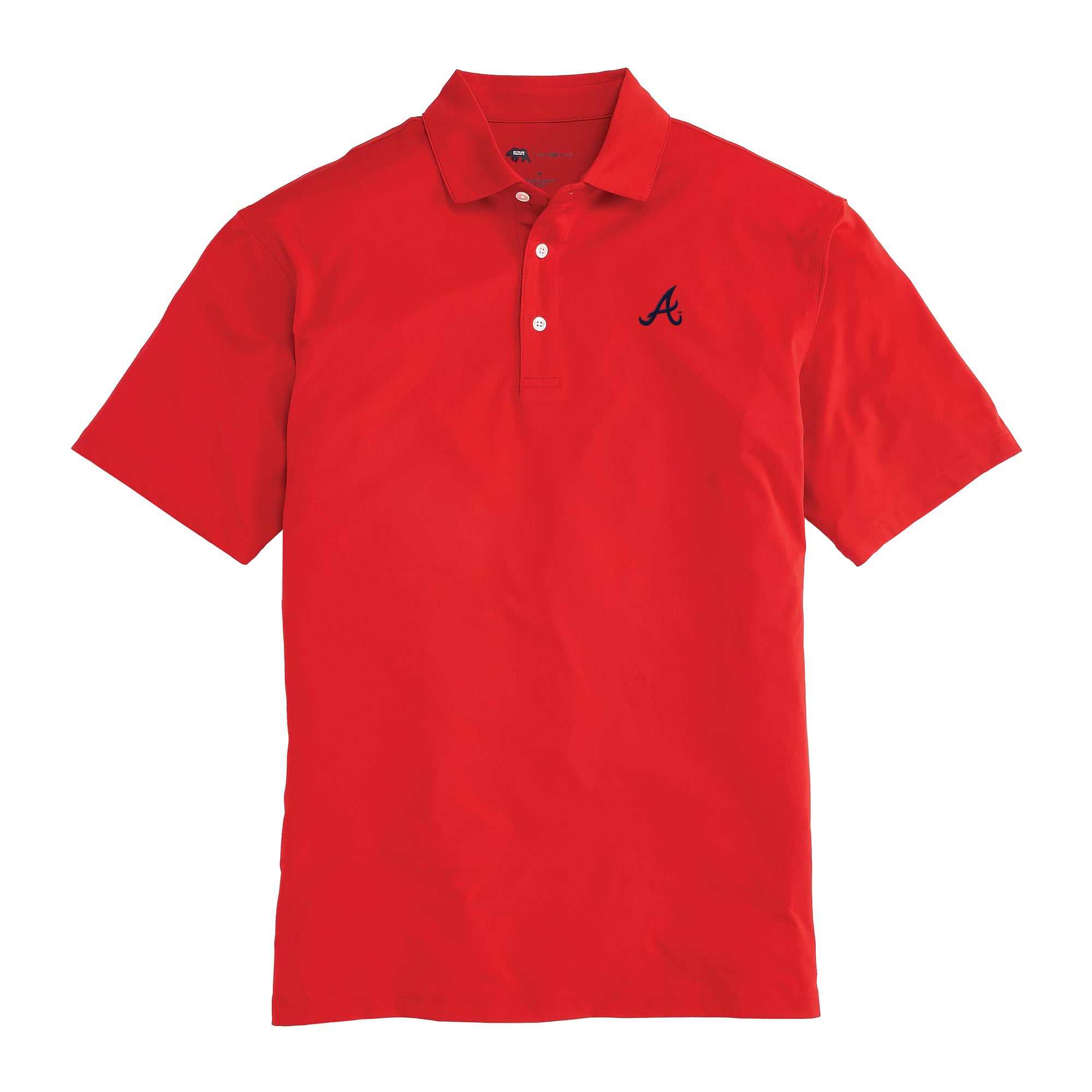 Atlanta Braves Performance Polo Shirt for Men - Moisture-Wicking, Breathable & Comfortable - Perfect for Baseball Games, Casual Wear & Sports Activities