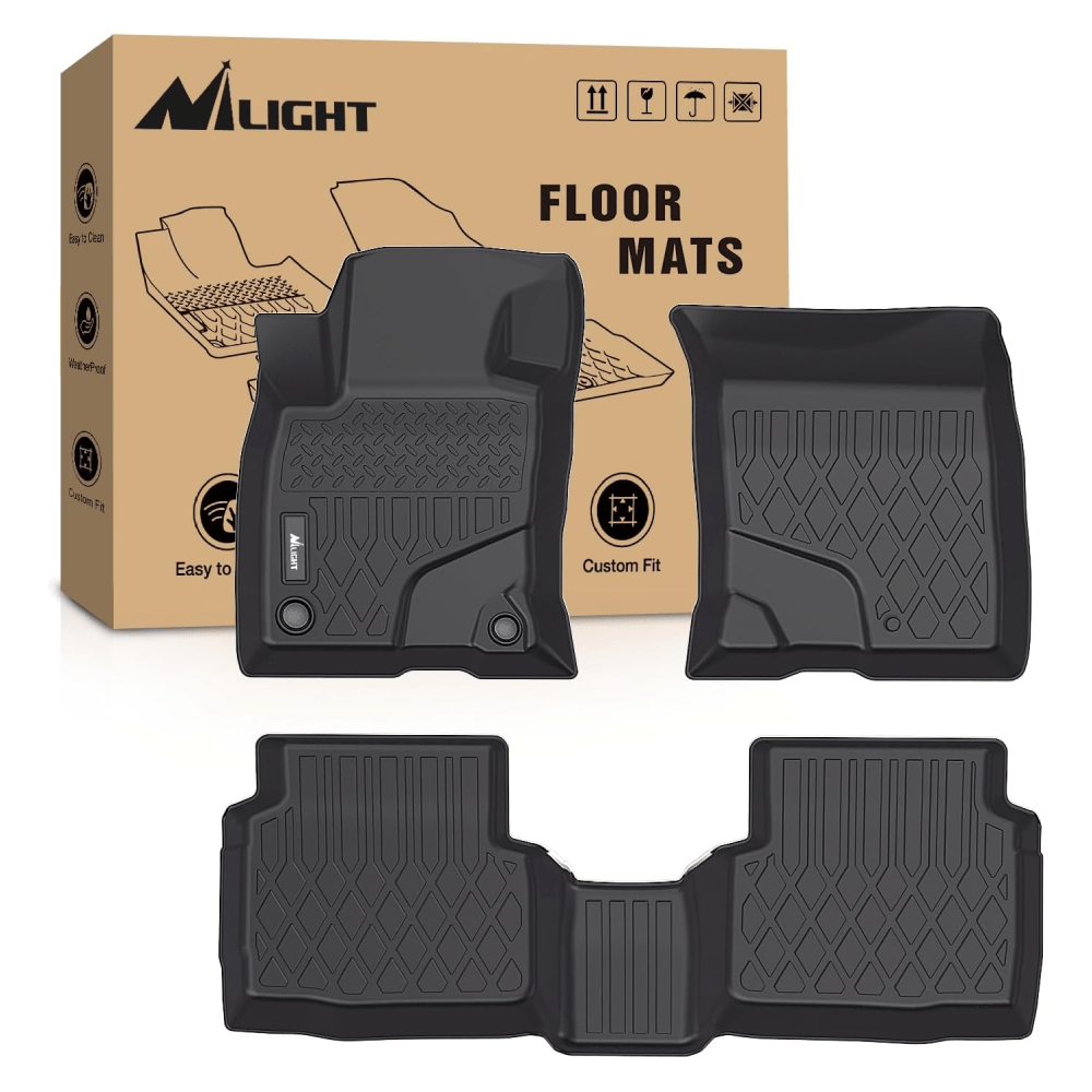 2020-2025 Ford Escape Custom Fit TPE Floor Mats (Non-Hybrid) - All-Weather Protection for Cars, SUVs & Trucks - Perfect for Daily Commute, Road Trips and Off-Road Adventures