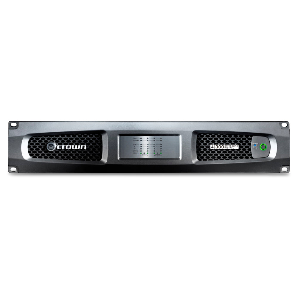 Crown Audio DCI4x300 4 Channel Power Amplifier - 300W per Channel at 8 Ohms | Professional Studio & Live Sound Reinforcement