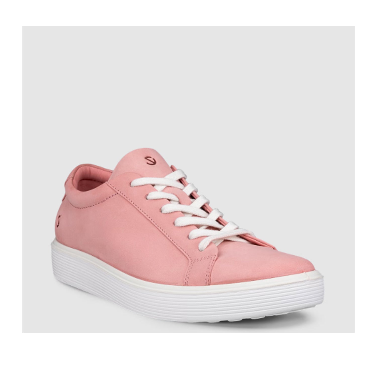 ECCO Women's Soft 60 Lace Up Comfortable Walking Shoes in Old Rose - Perfect for Work, Travel & Everyday Wear