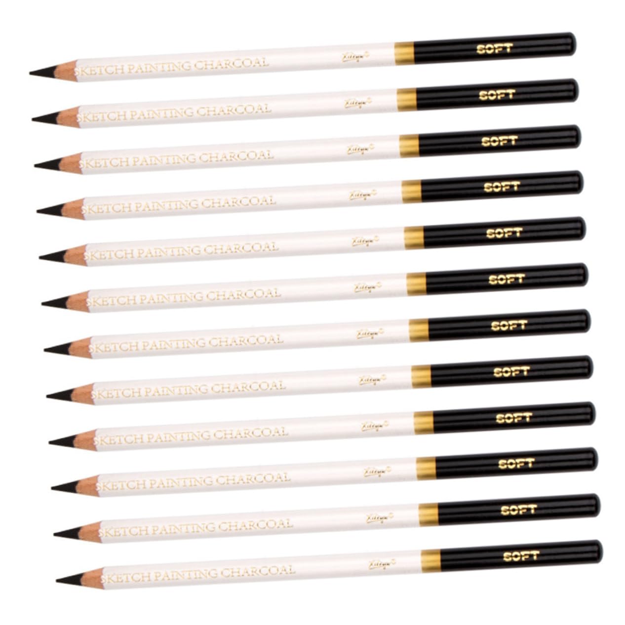 DIYEAH 48-Piece Sketch Pencil Set - Professional Drawing Pencils for Artists (Black & Colored Wooden Pencils) - Perfect for Sketching, Shading, and Art Projects
