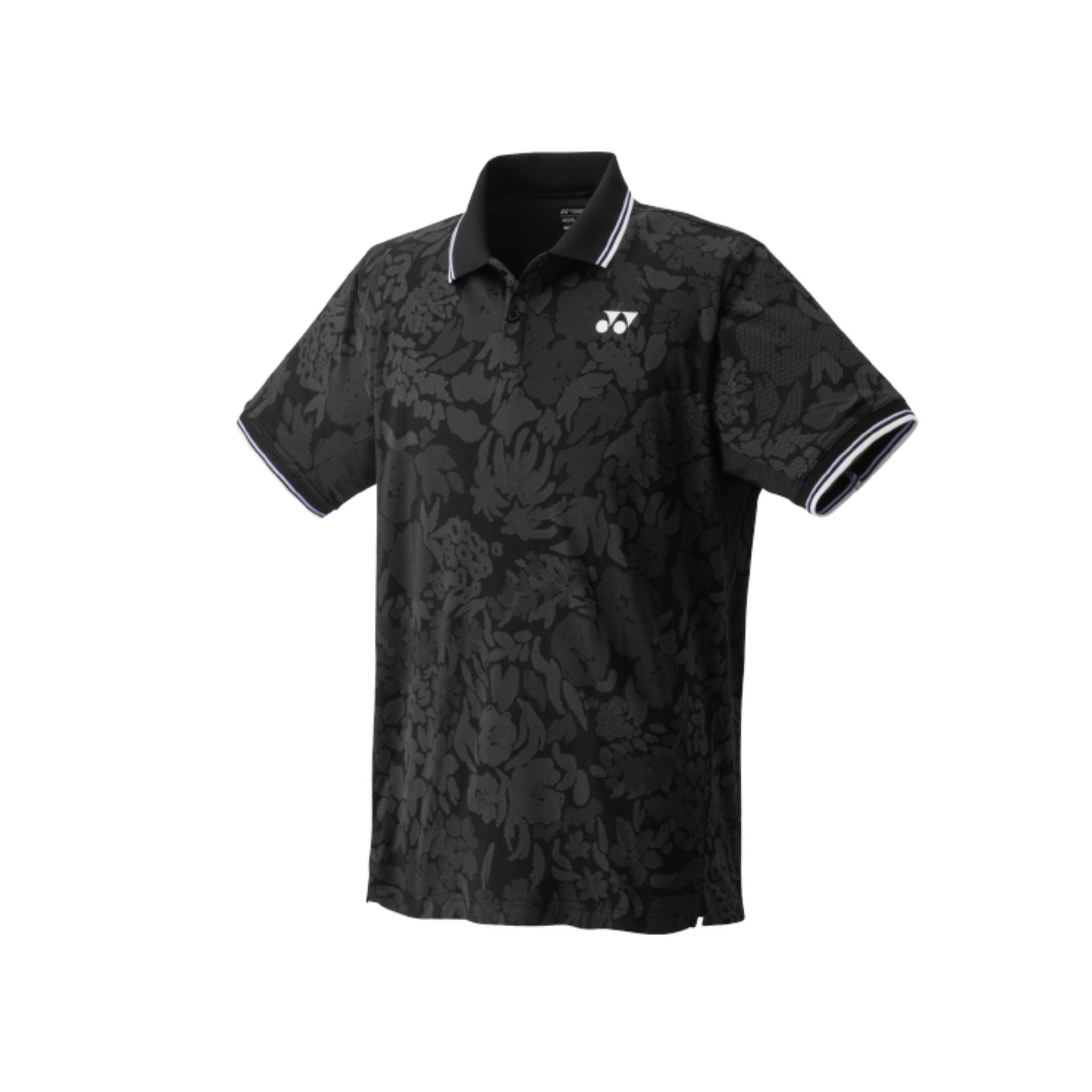 Yonex Men's AO Polo Shirt 10498 - Premium Tennis & Golf Performance Shirt - Moisture Wicking & UV Protection - Black - Ideal for Sports, Casual Wear & Outdoor Activities