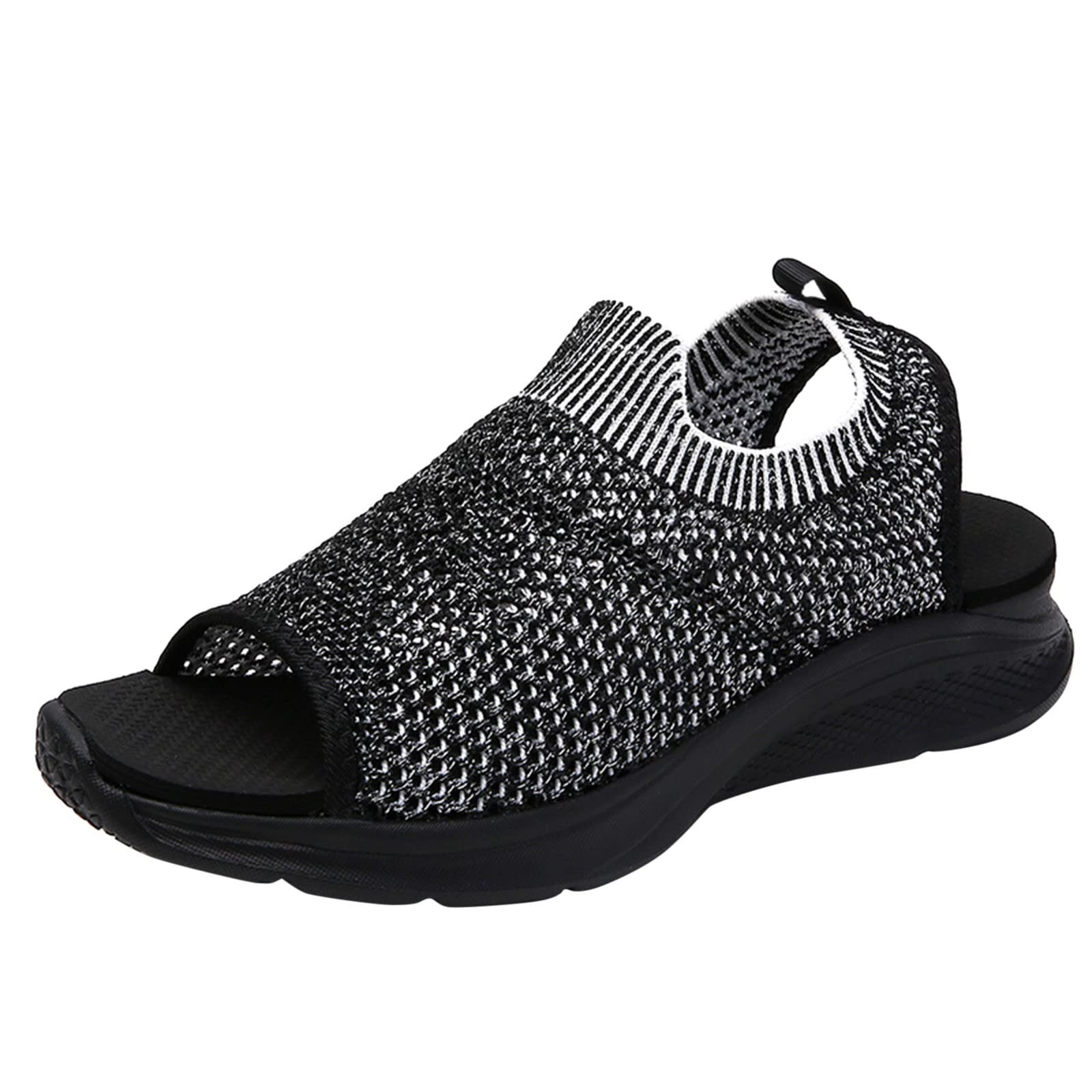 Breathable Women's Mesh Wedge Sandals - Comfortable Peep Toe Summer Shoes for Beach, Heels & Pumps | Perfect for Outdoor, Vacation & Casual Wear