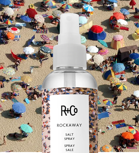 R+Co Rockaway Salt Spray for Beachy Waves - Texturizing Sea Salt Hair Spray for Natural Volume & Effortless Style | Perfect for Beach Days, Summer Hairstyles & Everyday Texture