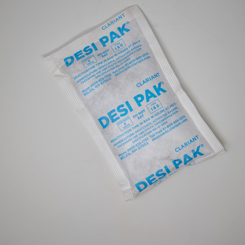 8 oz. Silica Gel Desiccant Packs - Moisture Absorber for Food Storage, Electronics, Closet & Travel (Pack of 10)