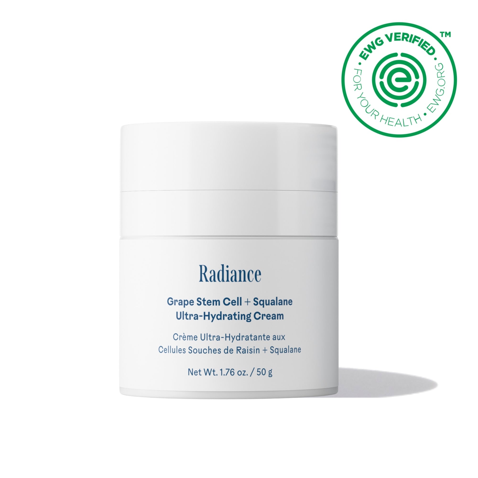 Radiance Grape Stem Cell & Squalane Ultra Hydrating Face Cream - Anti-Aging Moisturizer for Dry Skin | Day & Night Use for Glowing Complexion