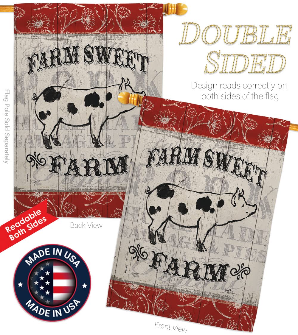 Sweet Pig Farm Animal Decorative Flag Set 28