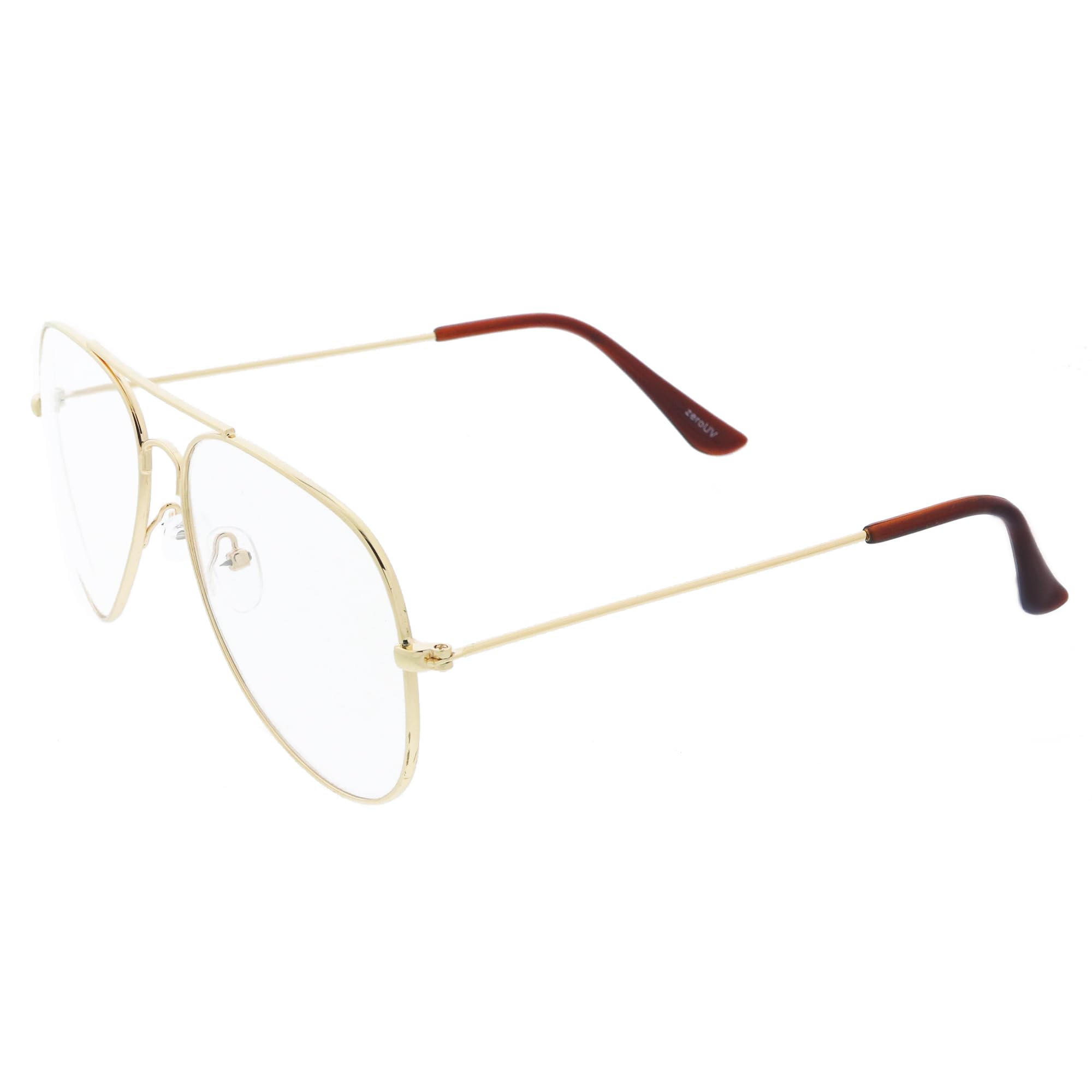 ZeroUV Classic Aviator Blue Light Glasses for Women & Men - Perfect for Office & Screen Use