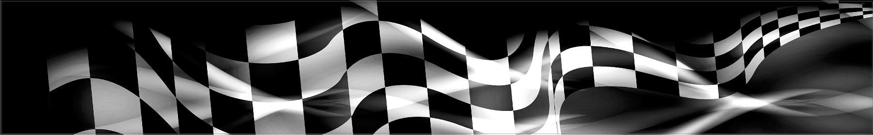 Turbo Racing Checkered Flag Boat Racing Vinyl Graphic Wrap - High-Quality Waterproof Decal for Speed Boats, Jet Skis & Marine Vehicles - Perfect for Racing Events, Water Sports & Boat Customization