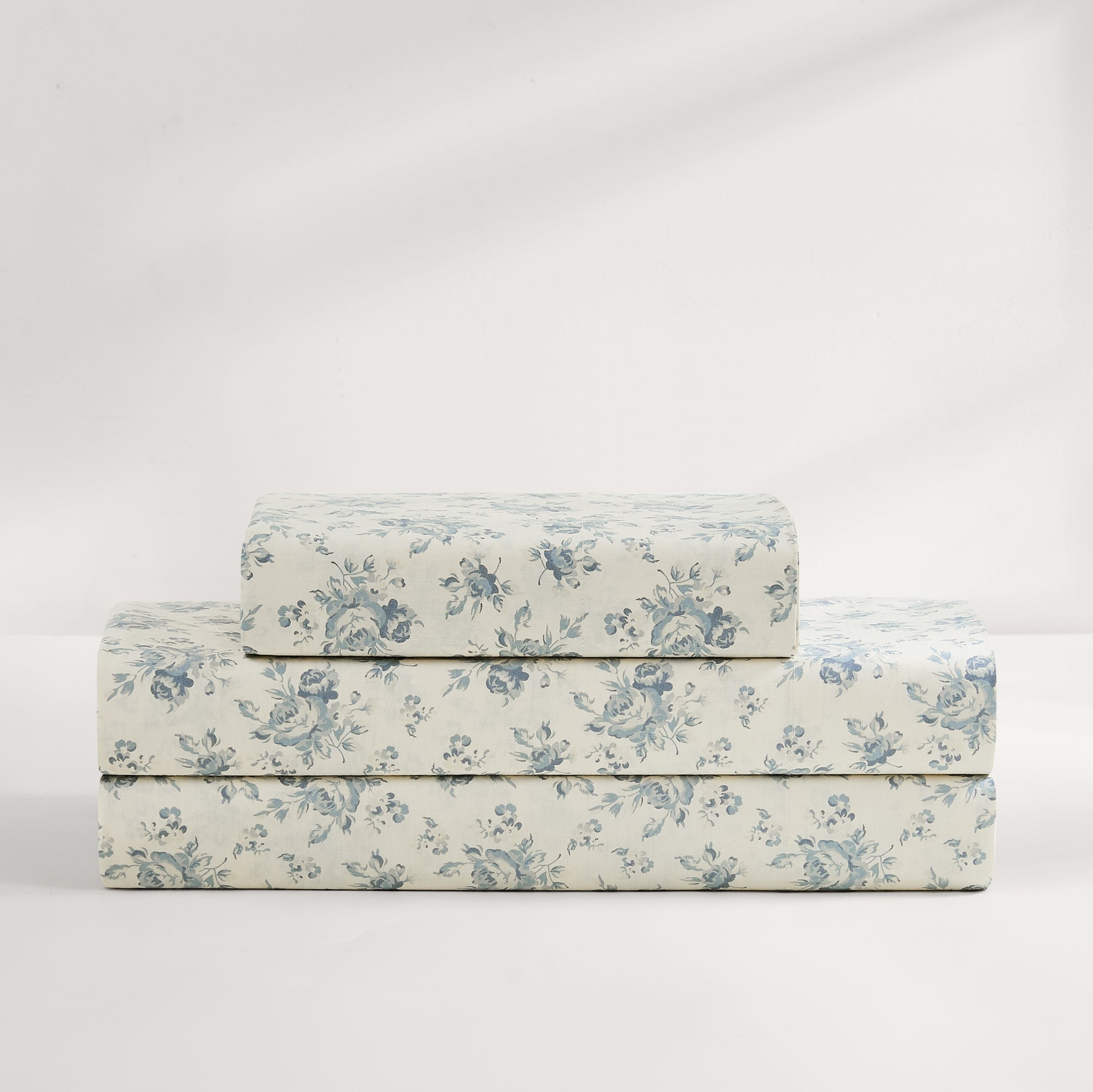 Premium 100% Cotton Rose Garden Bed Sheet Set - Queen Size, Soft & Breathable for All Seasons - Perfect for Home, Hotel, and Guest Room Decor