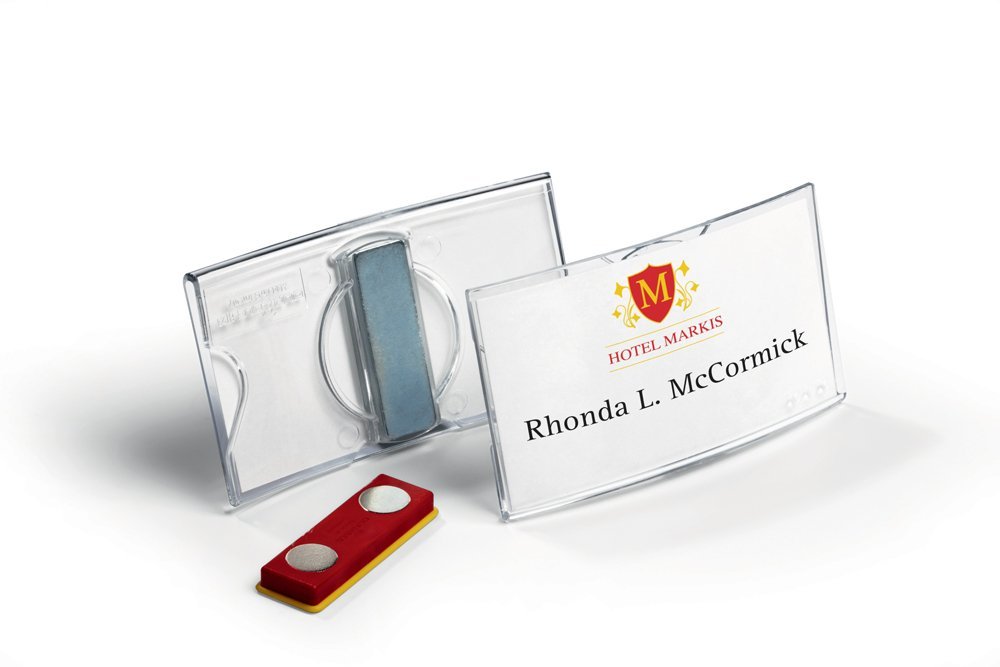 DURABLE Premium Magnetic Name Badge - 1-9/16